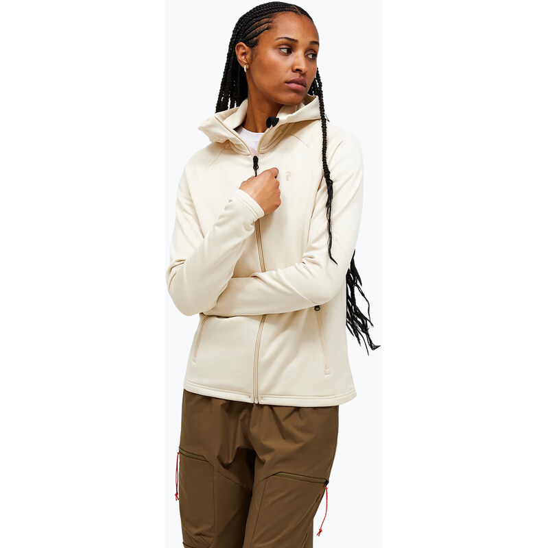 Dámská mikina Peak Performance Rider Essentials Zip Hood sand