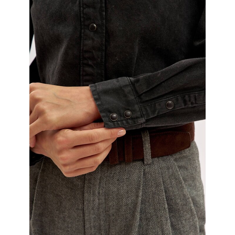 Pepe Jeans dámská černá košile