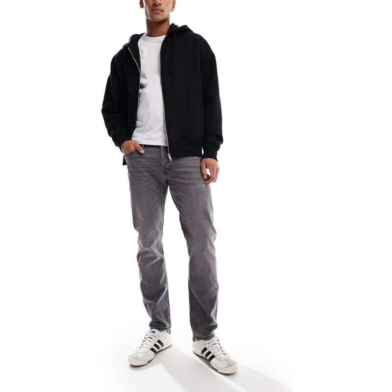 Jack & Jones mike tapered jeans in grey