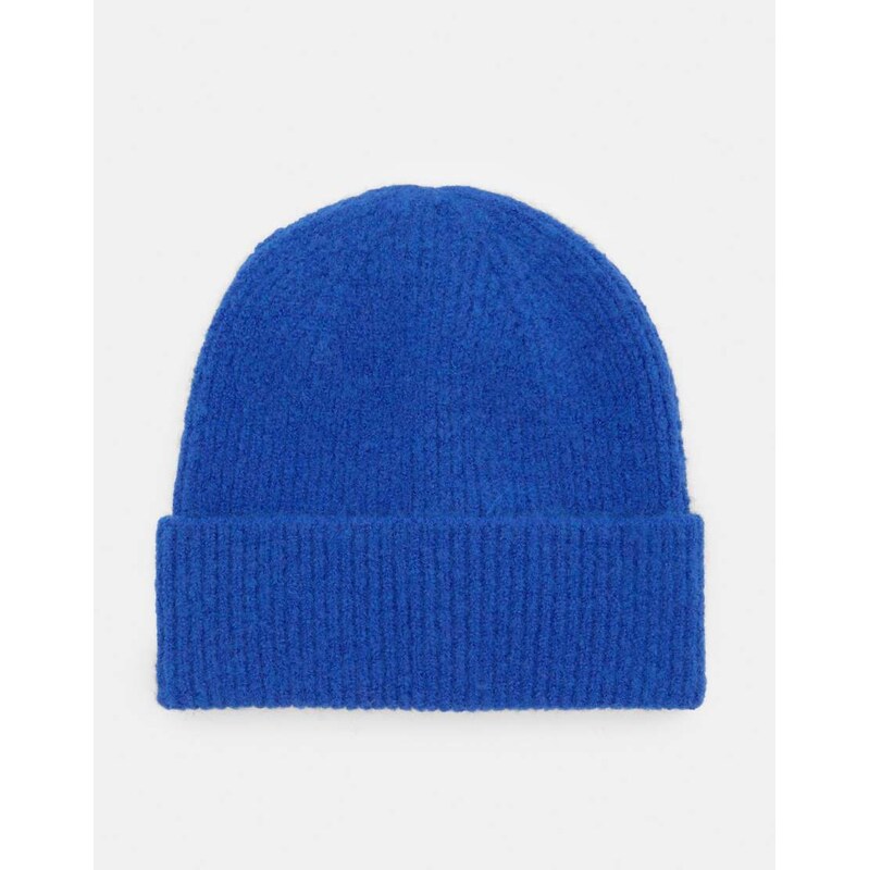 Pull&Bear Knit beanie in electric blue 109336925