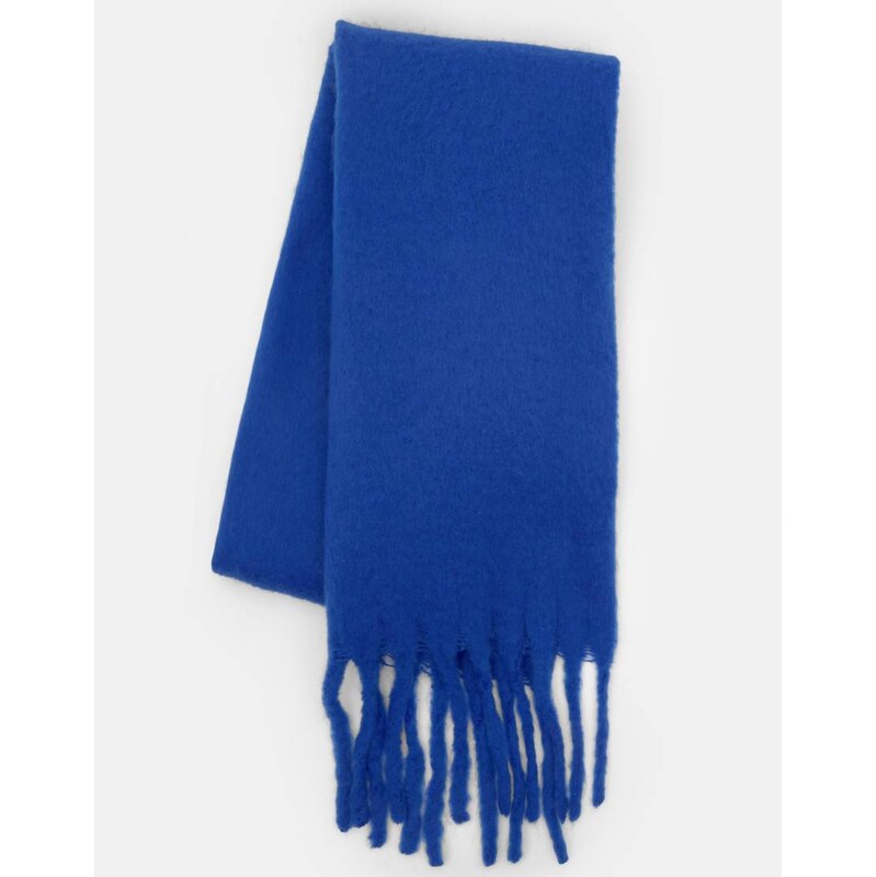 Pull&Bear Mohair-look scarf in electric blue 109337072