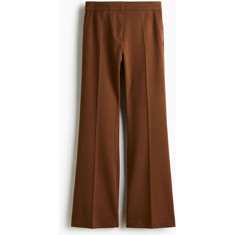 H&M - Elegantní kalhoty Flared - béžová 109326165