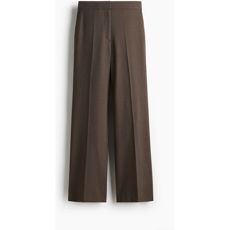 H&M - Rovné kalhotys puky - Brown