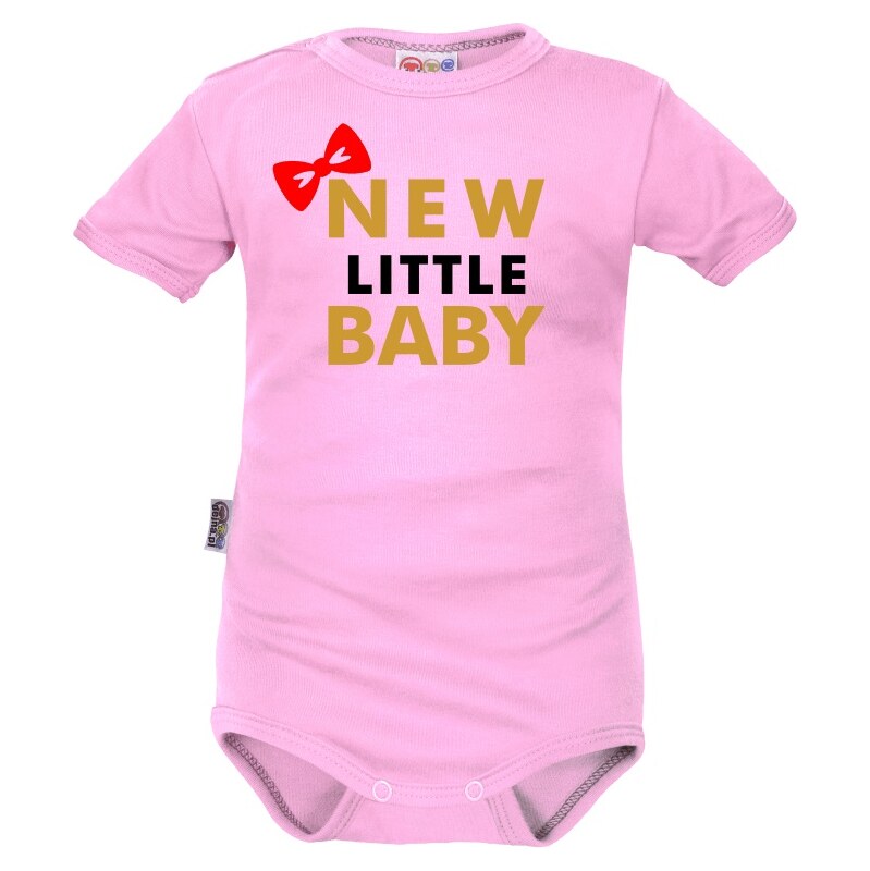 Body krátký rukáv Dejna New little Baby - Girl, růžové