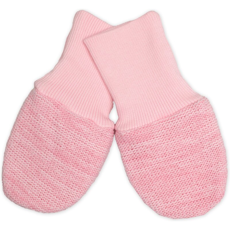 Baby Nellys Pletené kojenecké rukavičky vel. 56/68 - 1 pár,