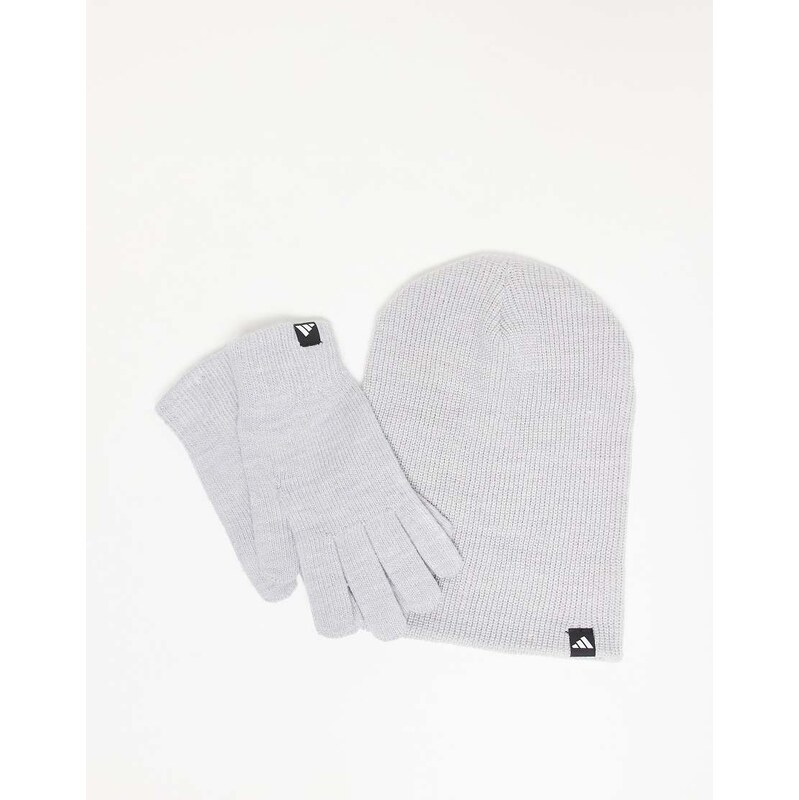 adidas performance adidas Training glove and beanie gift set in