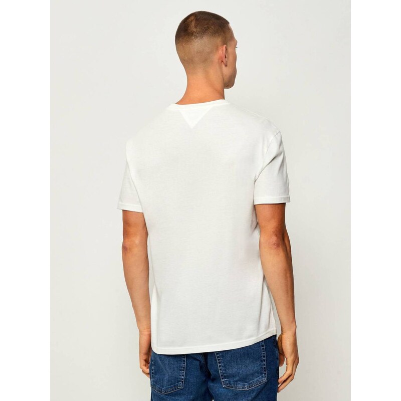 Tommy Jeans pánské bílé triko