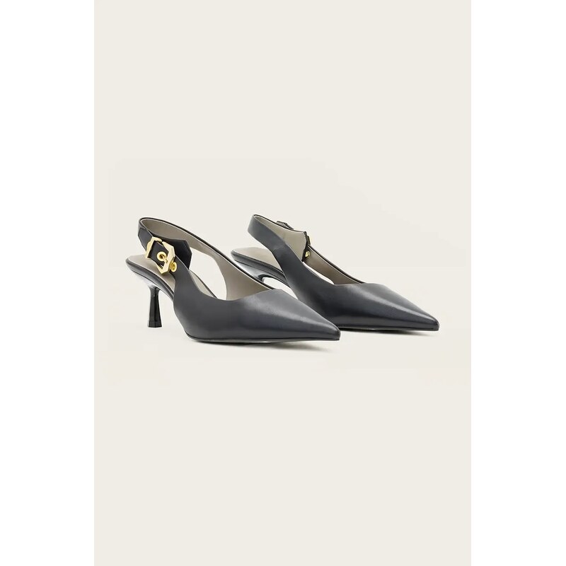 Kožené lodičky AllSaints Idiya Slingback