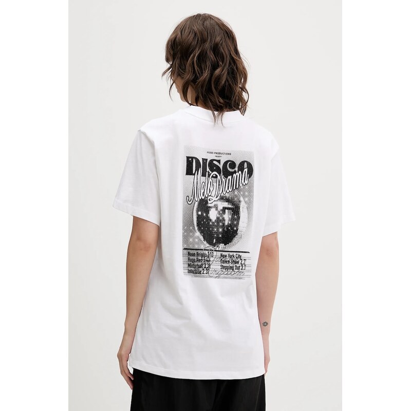 Bavlněné tričko HUGO Vintage Tee_18