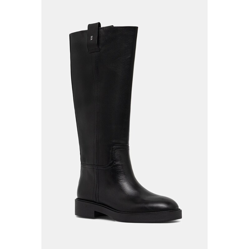 Kožené kozačky Nokwol Jose Black Leather 109345082
