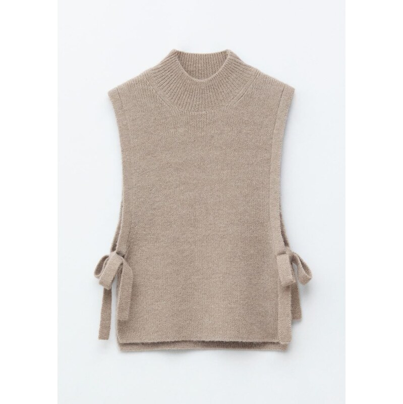 H&M - Vlněný límec - hnědá 108129226