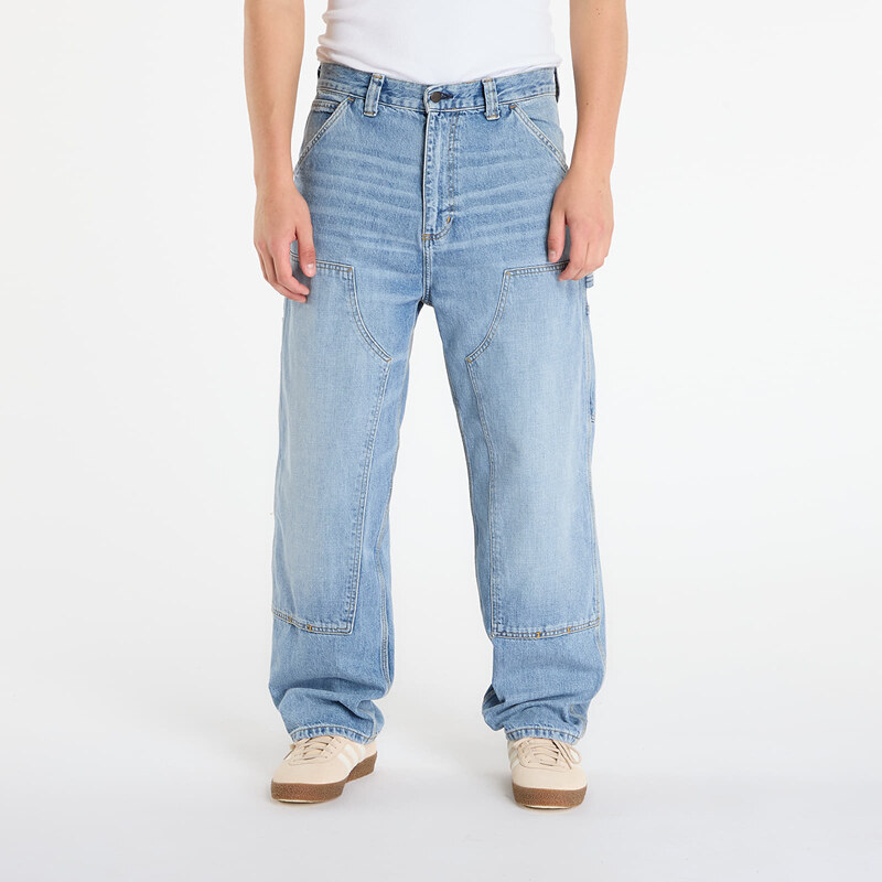 Kalhoty Carhartt WIP OG Double Knee Pant Blue Burst Washed XS