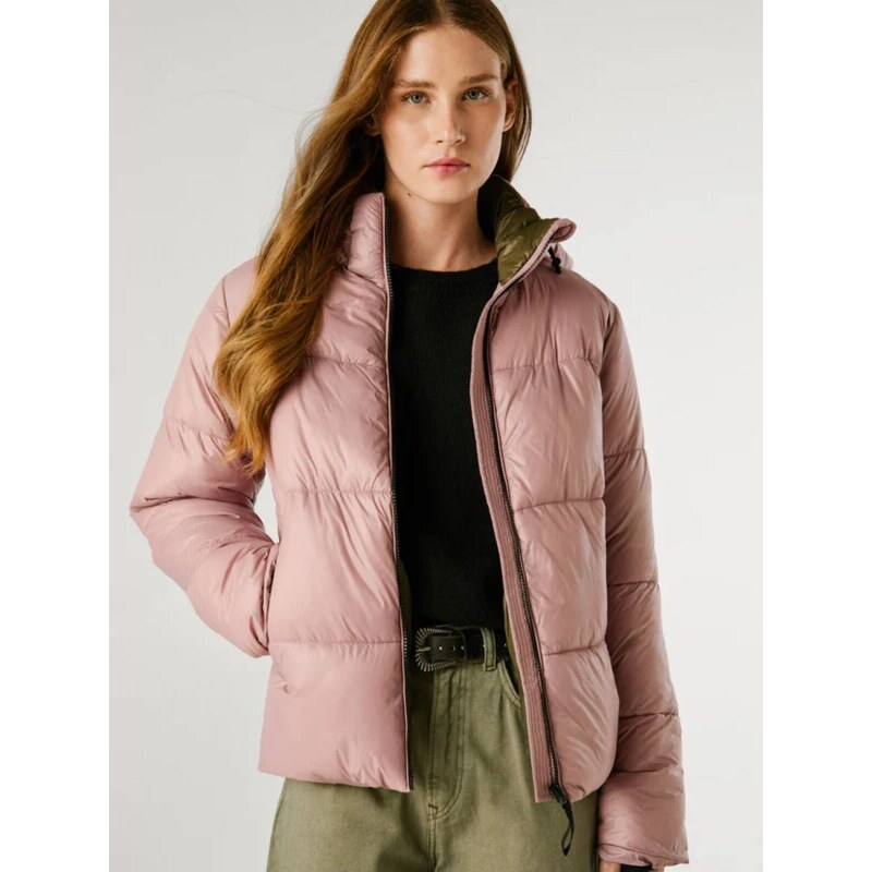 Pepe jeans dámská růžová bunda