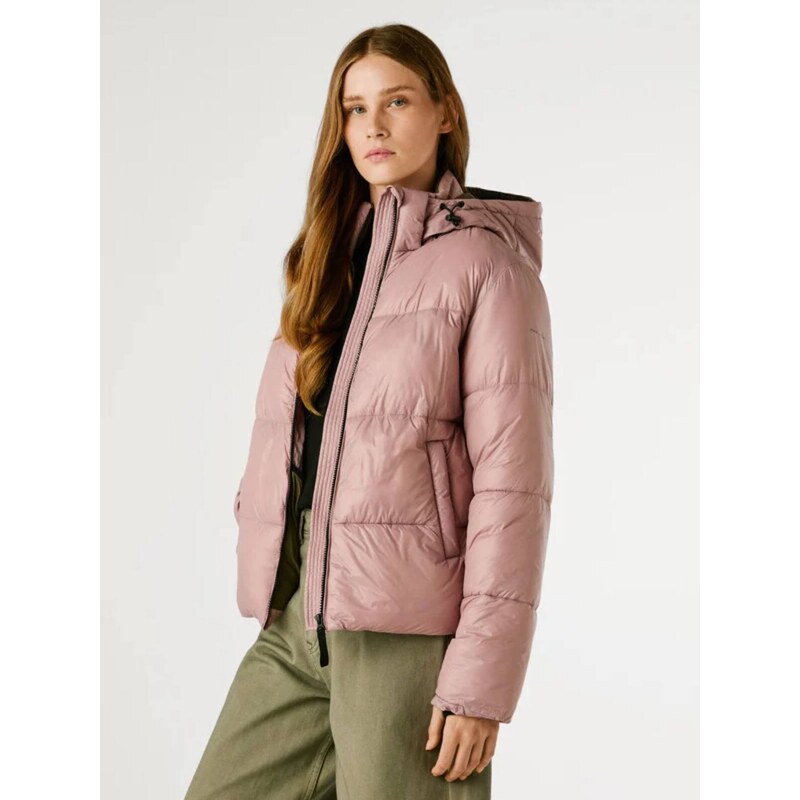 Pepe jeans dámská růžová bunda