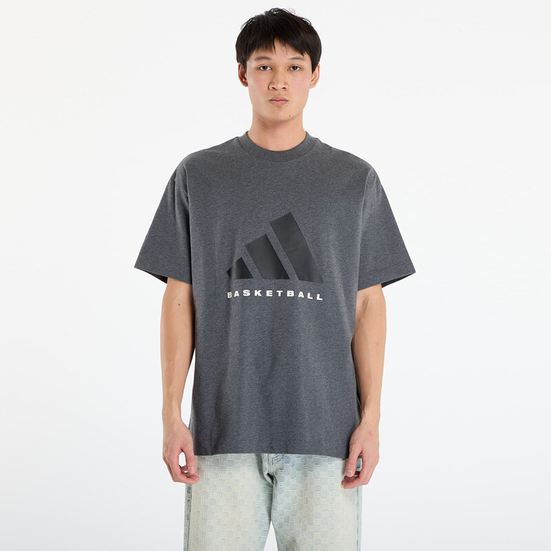 adidas Performance Tričko adidas Basketball T-Shirt Dark Grey