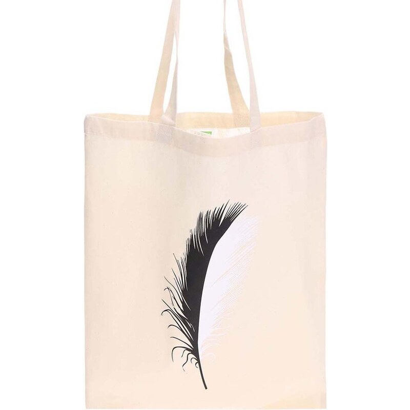 Krémová plátěná taška ZOOT Originál Black Swan
