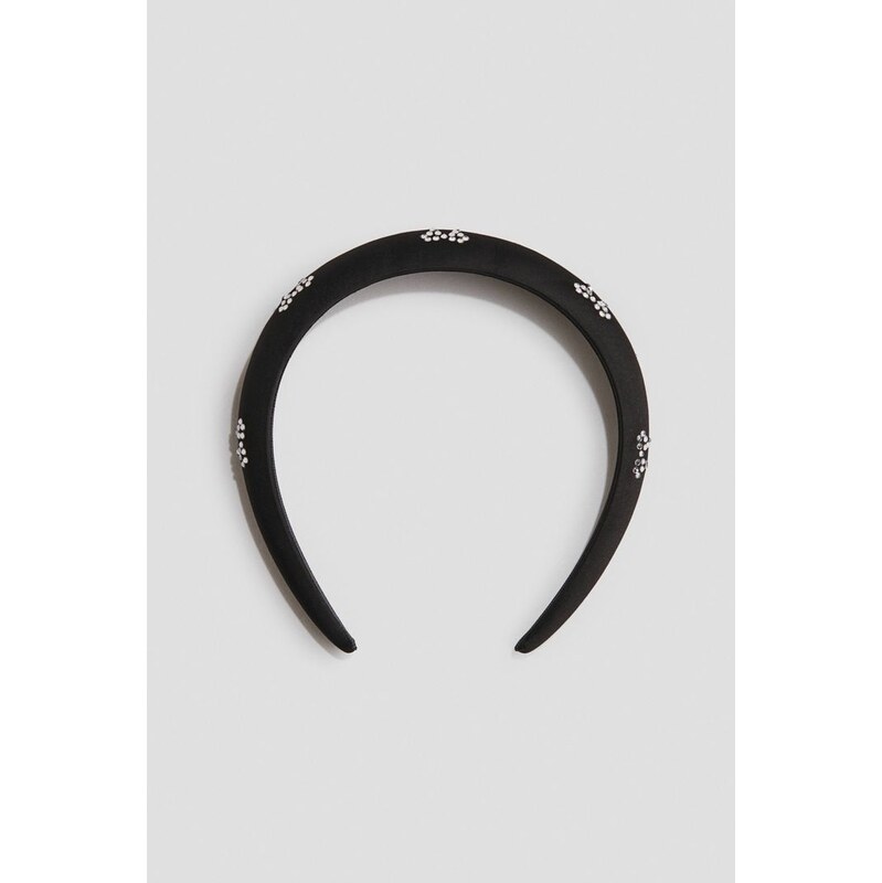 H&M - Zdobená čelenka - černá 109349099