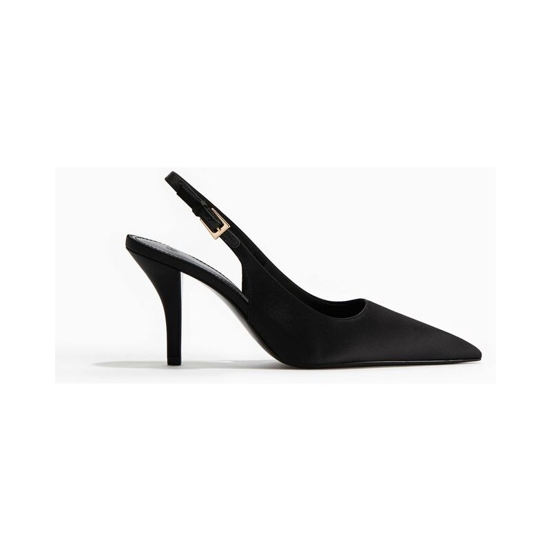 H&M - Střevíčky na podpatku - černá 109349285