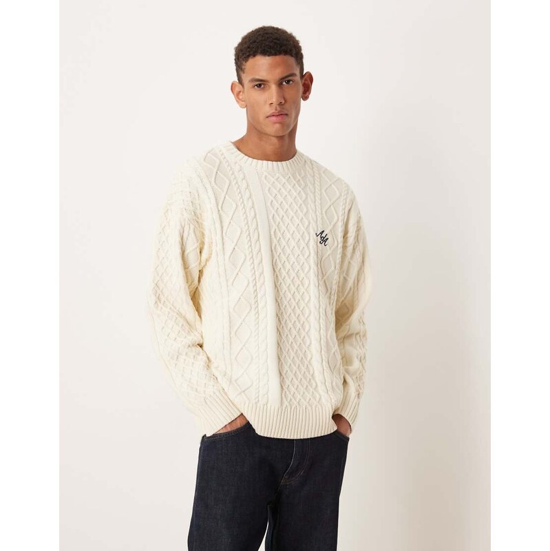Alma De Ace lucia knitted jumper in off white