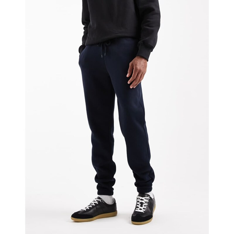 ASOS DESIGN essentials slim jogger in navy