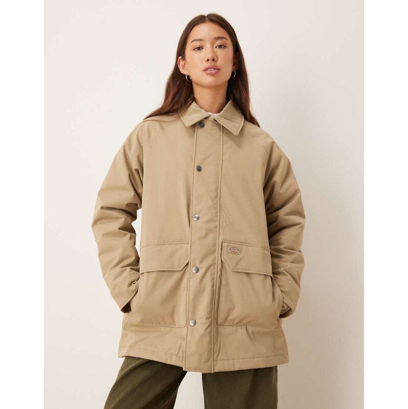 Dickies medina coat in khaki-Green 109353803