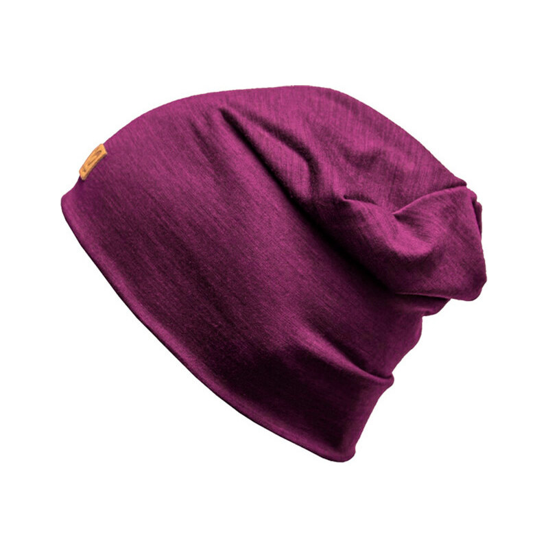Funkční merino čepice PROGRESS MW Freebeanie ostružina