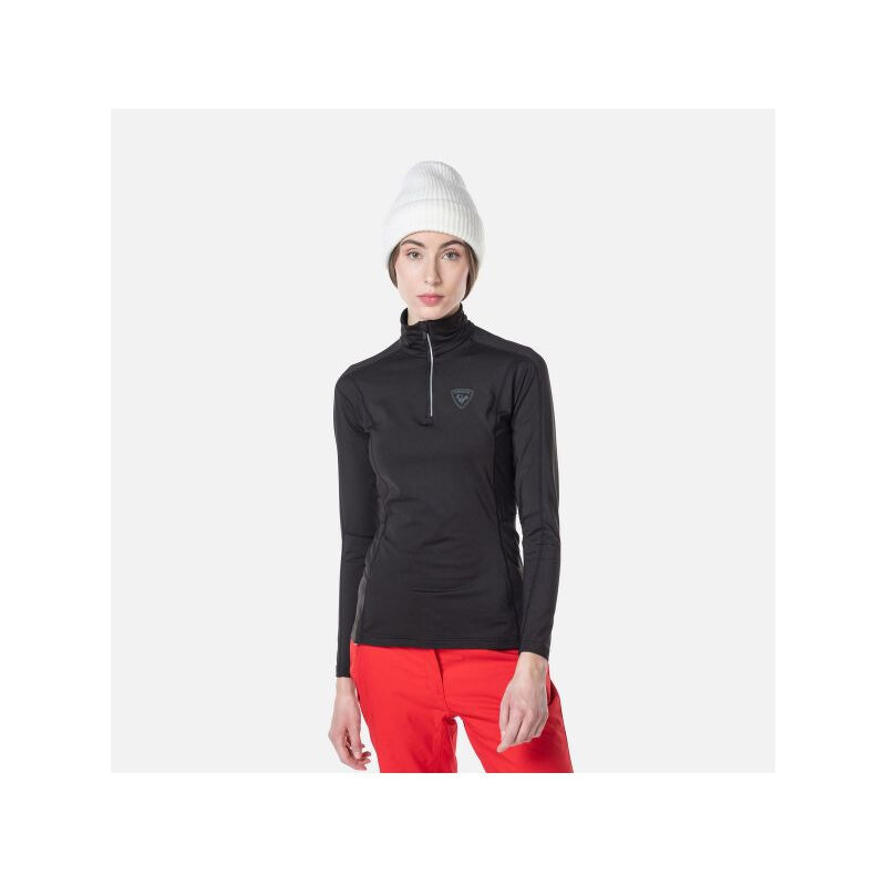 Rossignol W Classique 1/2 Zip mikina černá