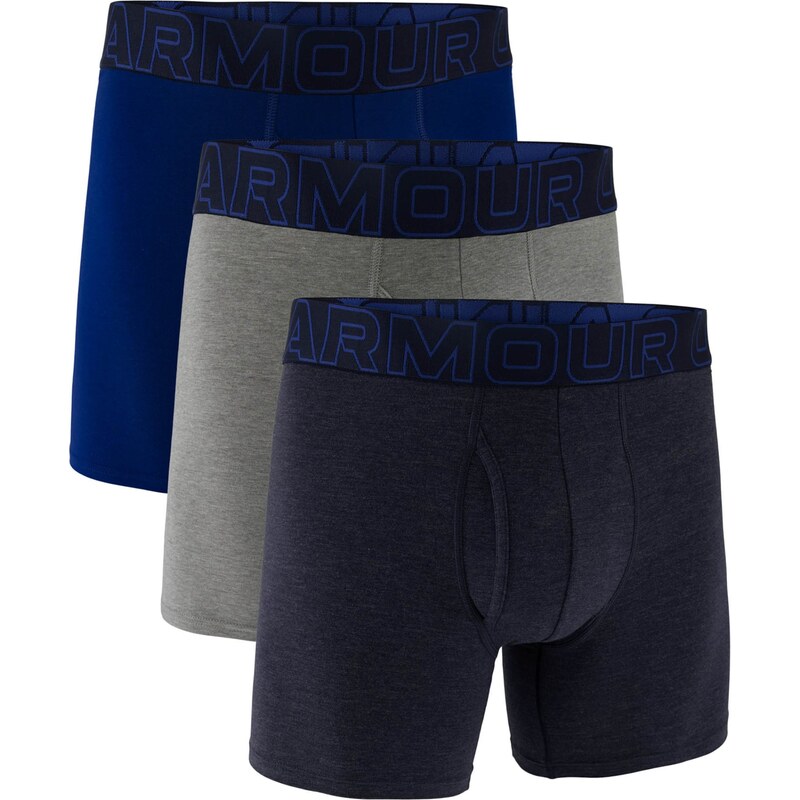 UNDER ARMOUR Boxerky tmavě modrá / modrý melír / šedý melír /