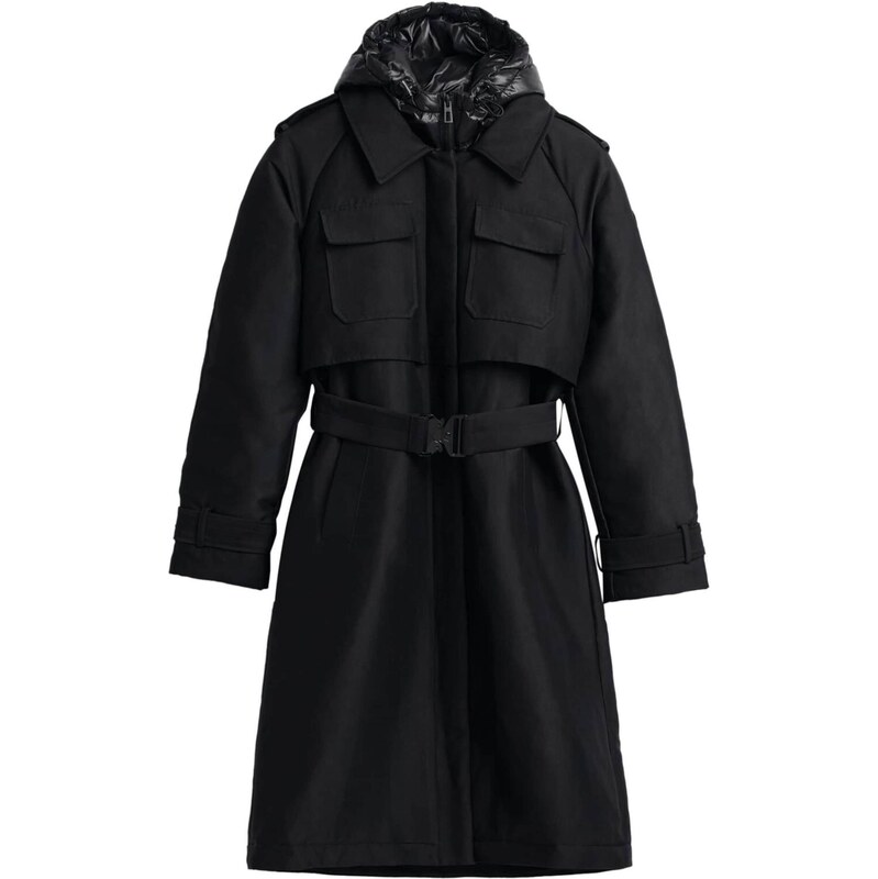 Desigual Přechodný kabát černá 109352213