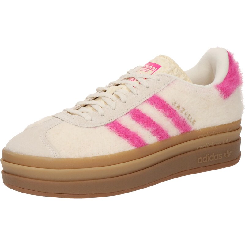 ADIDAS ORIGINALS Tenisky GAZELLE BOLD pink / barva bílé vlny