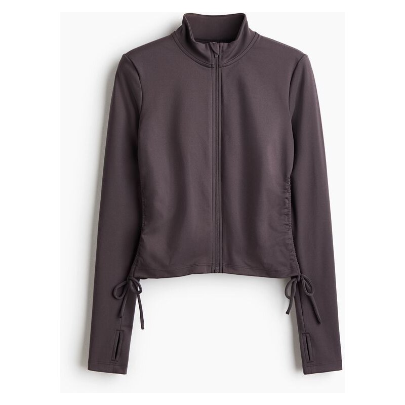 H&M - Sportovní bunda SoftMove - Lanýžově Šedá