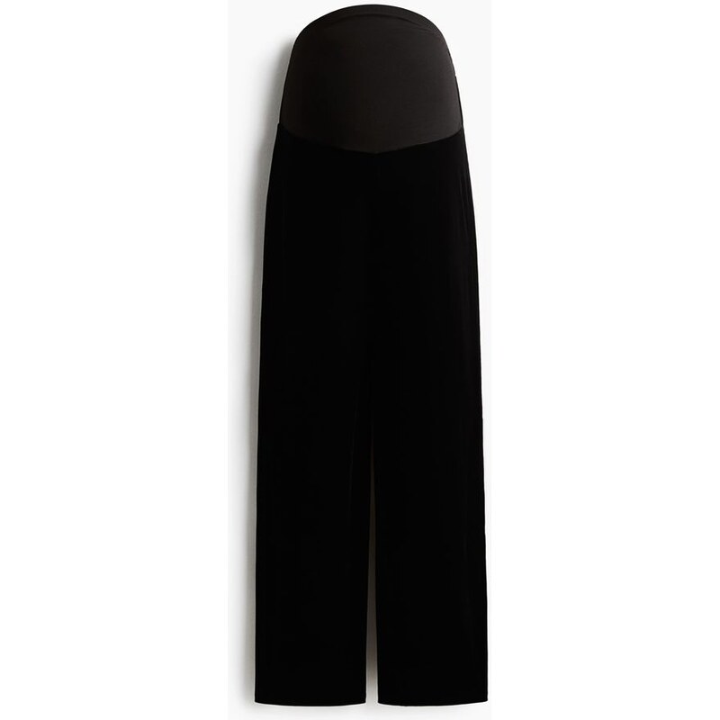 H&M - MAMA Rovné kalhoty - Černá