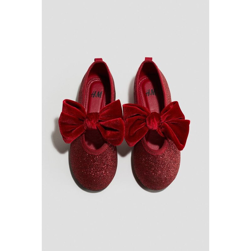 H&M - Balerínkys mašlí - červená 109352892