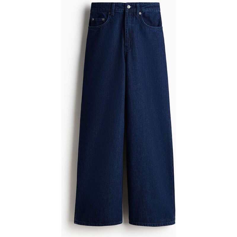 H&M - Džíny Straight - Denim Blue