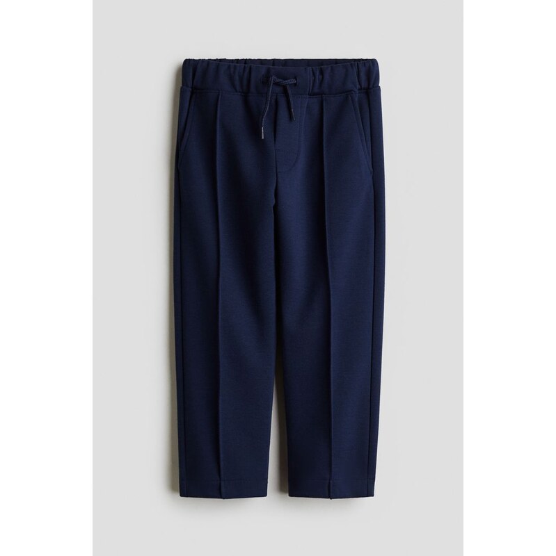 H&M - Kalhoty joggers puky - Tmavomodrá