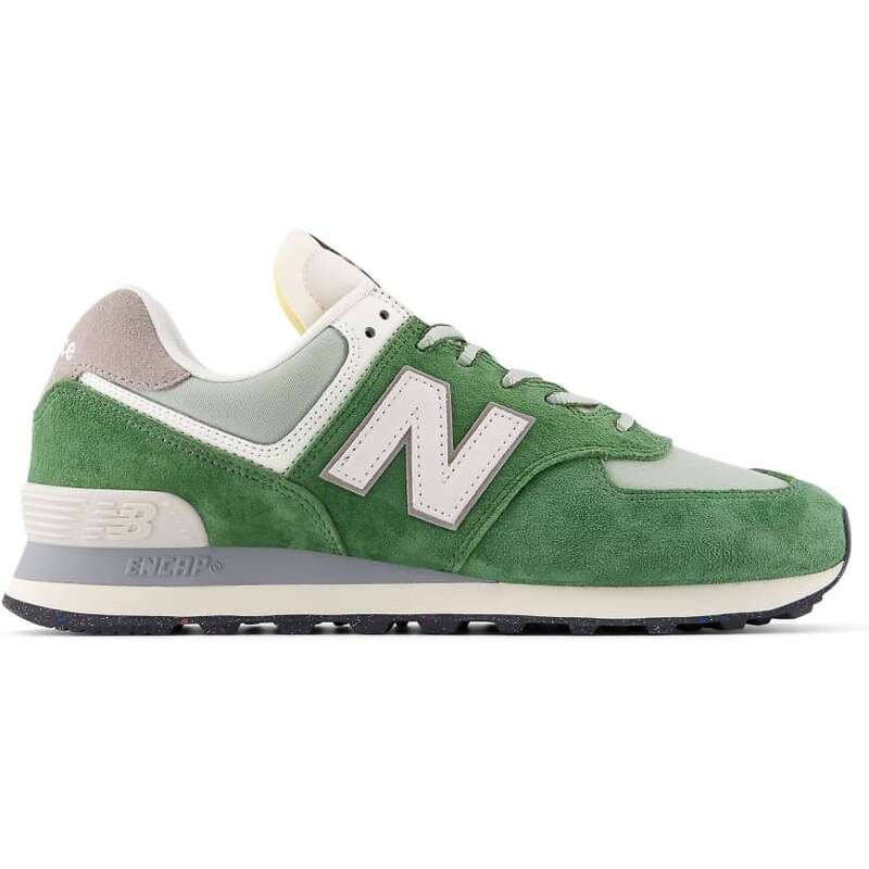 New Balance 574 trainers in dark green
