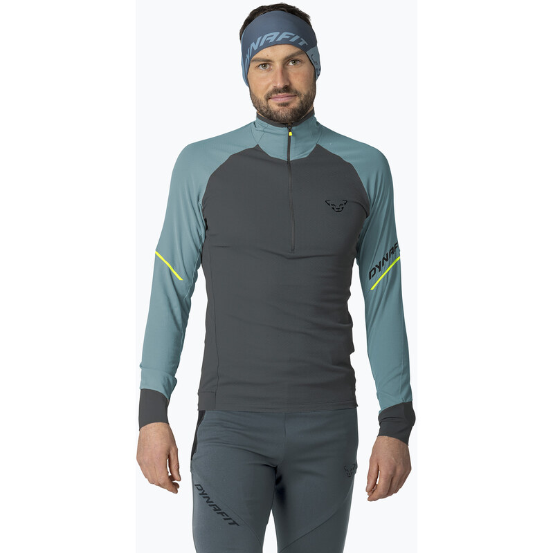 Pánská běžecká mikina DYNAFIT Alpine 1/2 Zip Tee smoke blue/0720