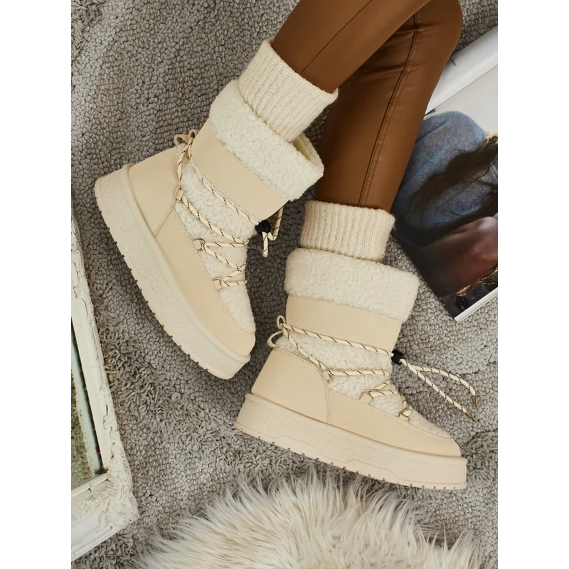 Resti Womens snow boots Quill Haven cream 109355583