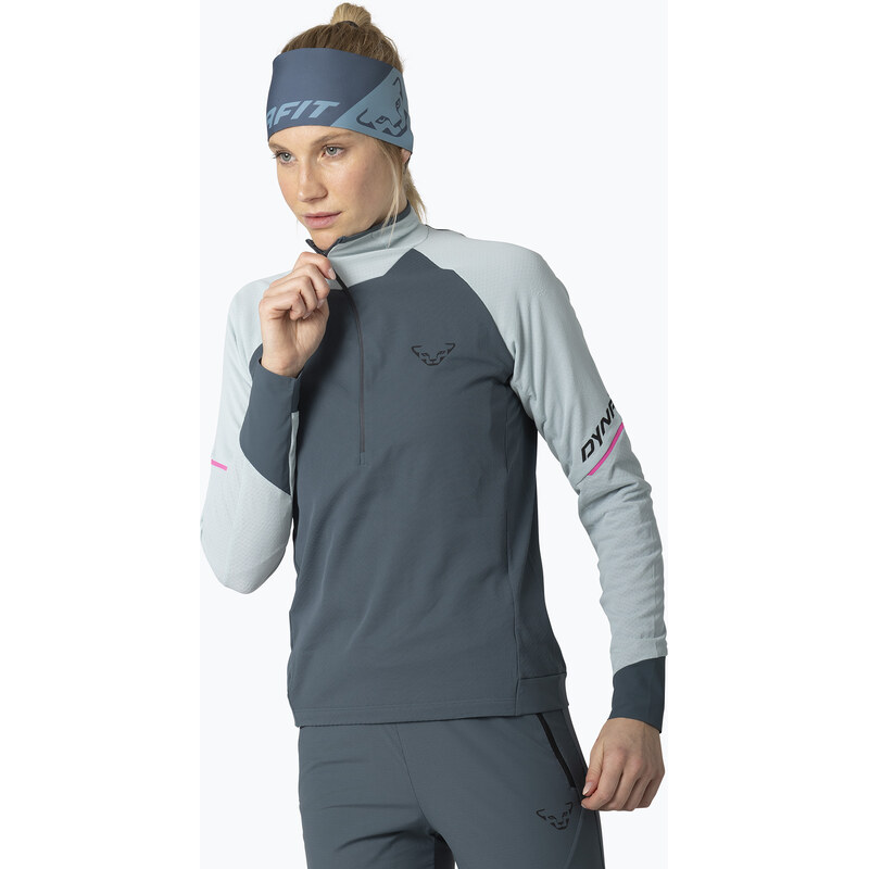 Dámská běžecká mikina DYNAFIT Alpine 1/2 Zip Tee cloud blue/0720