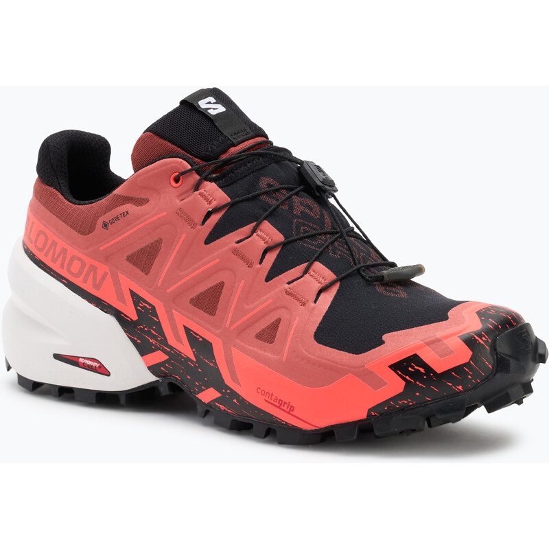 Pánské běžecké boty Salomon Spikecross 6 GTX cow hide/black/neon