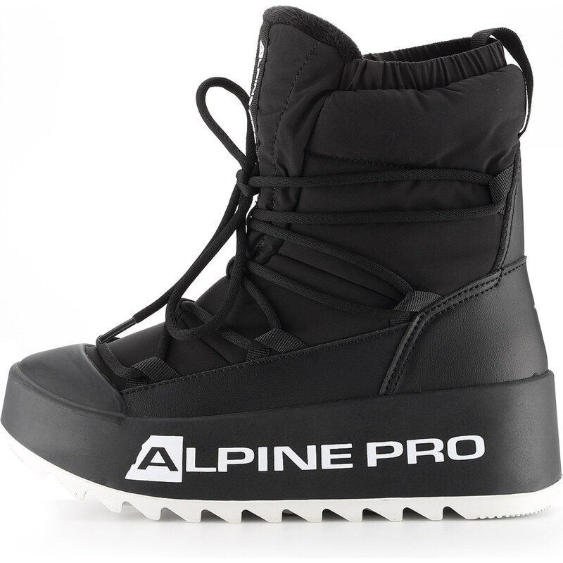 Dámská zimní obuv se zateplenou podšívkou ALPINE PRO PRIBA černá 109355978
