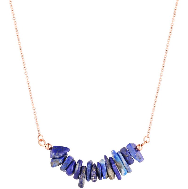 Náhrdelník s kamenem lapis lazuli 42037.3 ocel