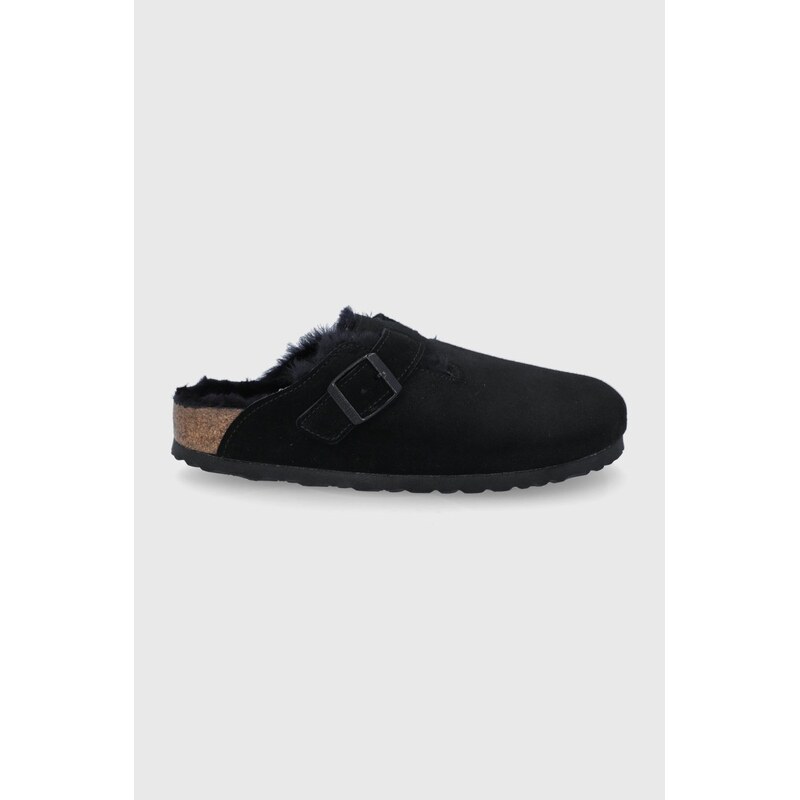 Semišové papuče Birkenstock Boston 61153610