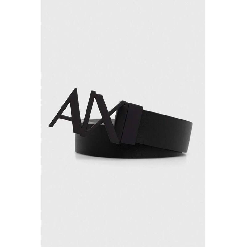 Armani Exchange Oboustranný kožený pásek Armani Exchange
