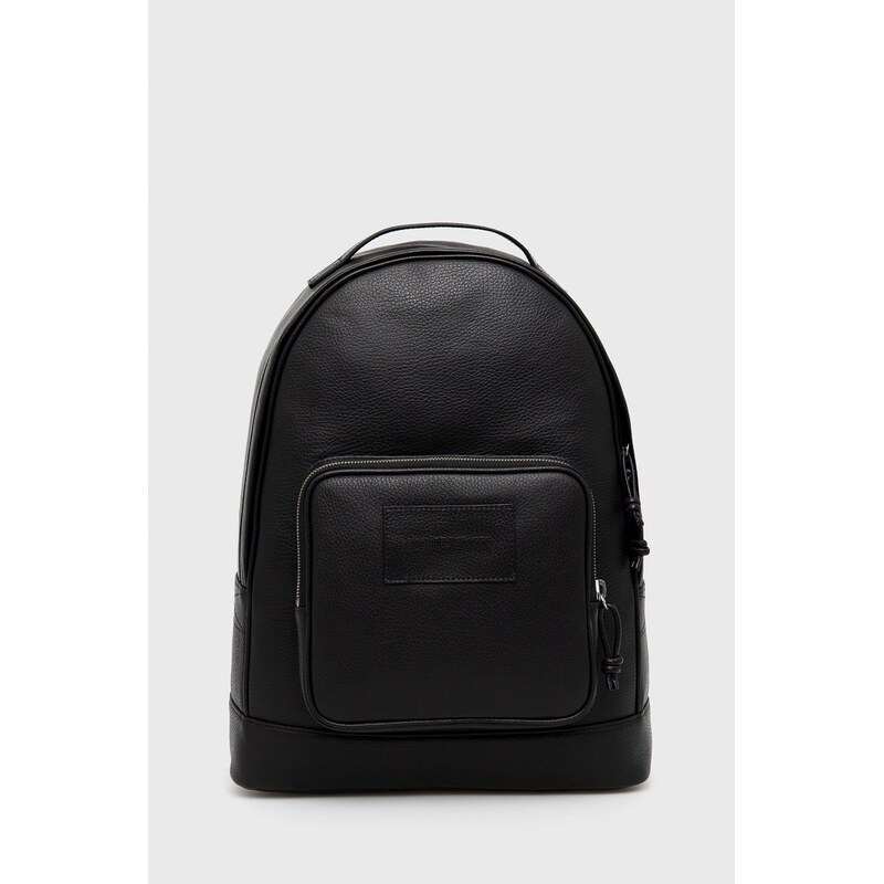 Emporio Armani Kožený batoh Emporio Armani