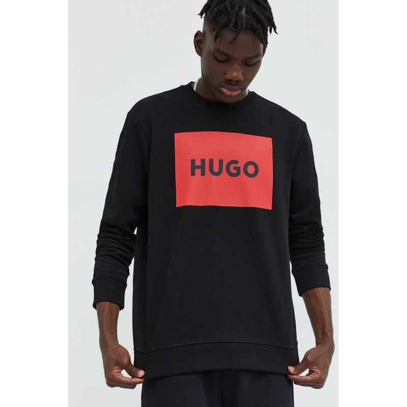 HUGO Bavlněná mikina HUGO