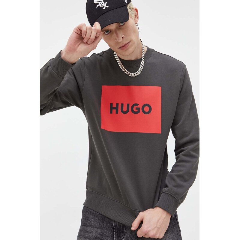 HUGO Bavlněná mikina HUGO