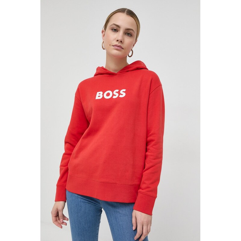 BOSS Bavlněná mikina BOSS
