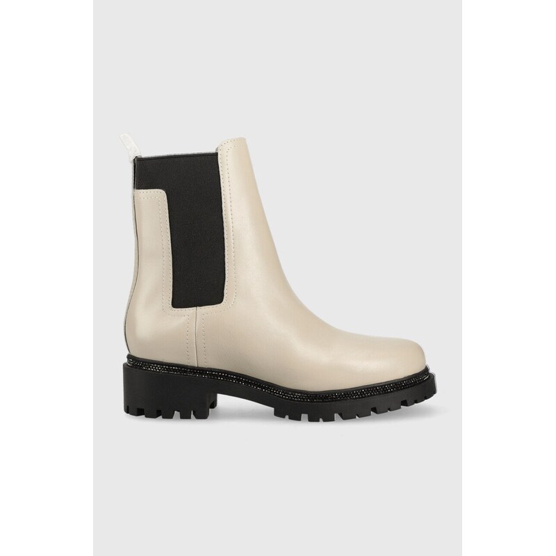 DKNY Kožené kotníkové boty Dkny Rick