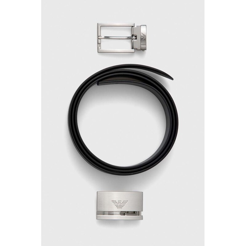 Emporio Armani Kožený pásek Emporio Armani